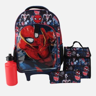maleta pack 4 spiderman