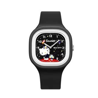 Reloj Hello Kiti Sanrio Color Negro 